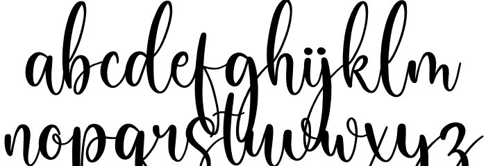 Rosalinda Berlinata Font LOWERCASE