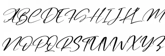 Rosalinda Italic Caratteri MAIUSCOLE
