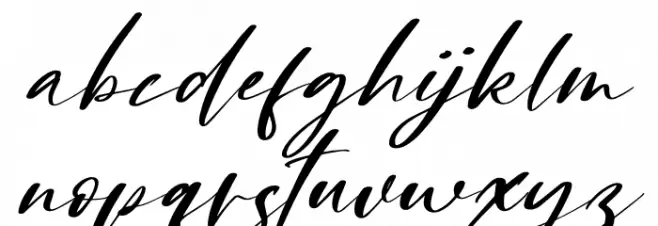 Rosalinda Italic Font LOWERCASE