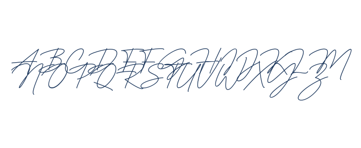 Rosalinda Signature Uppercase