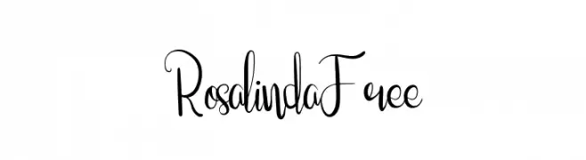 RosalindaFree  Frei Schriftart Herunterladen