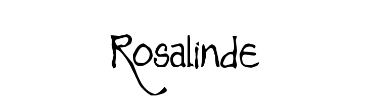 Rosalinde  フリーフォントのダウンロード