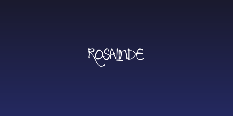 Rosalinde Social Header