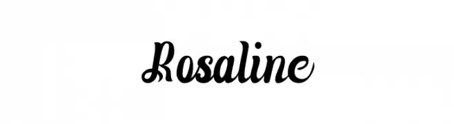 Rosaline  Скачать бесплатные шрифты