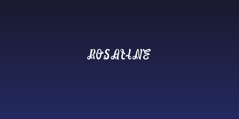 Rosaline Social Header