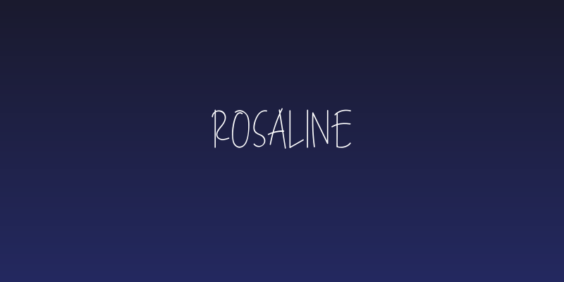 Rosaline Social Header