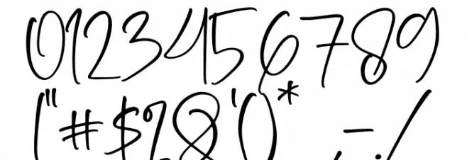 Rosalinta Font OTHER CHARS