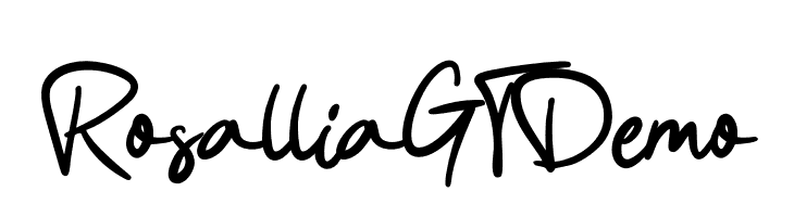 Rosallia GT Demo  Frei Schriftart Herunterladen