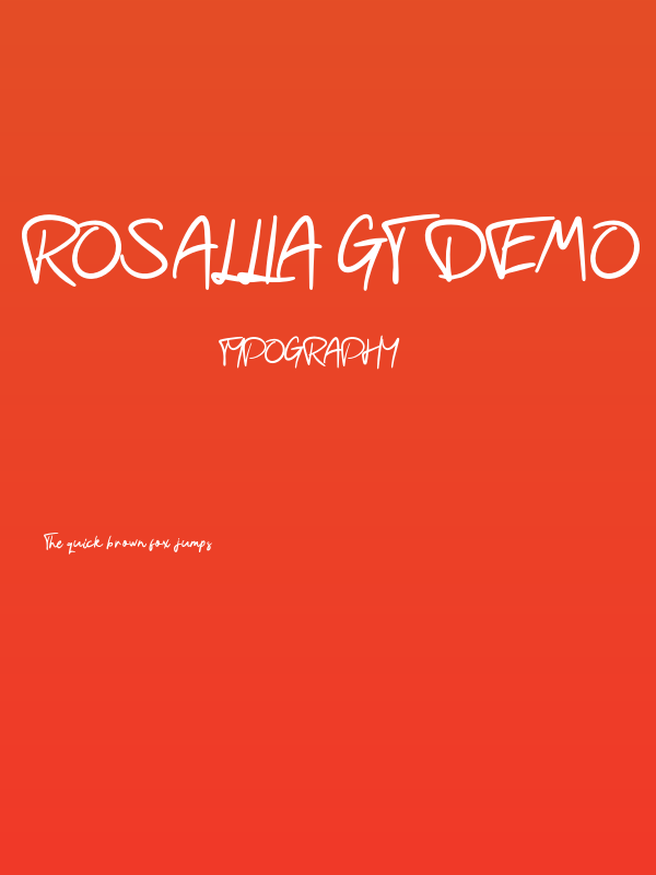 Rosallia GT Demo Poster