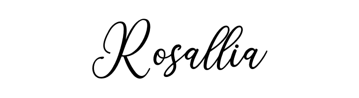Rosallia  Frei Schriftart Herunterladen
