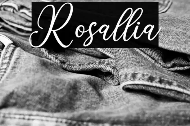 Rosallia Font examples