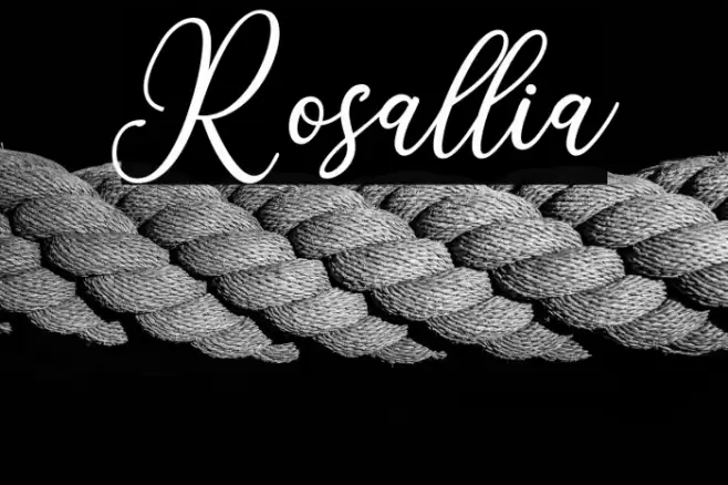 Rosallia Font examples