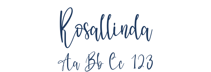 Rosallinda Font Preview