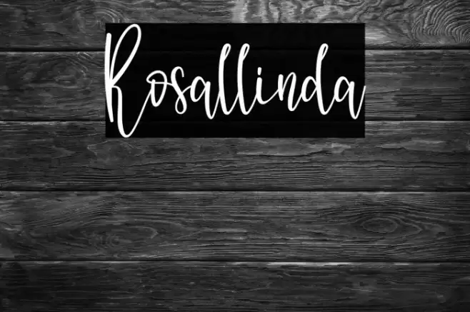 Rosallinda Caratteri examples