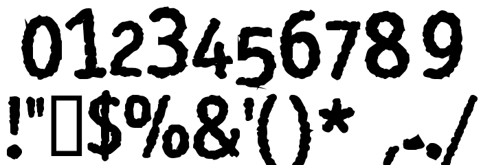 Rosango Bold Font OTHER CHARS