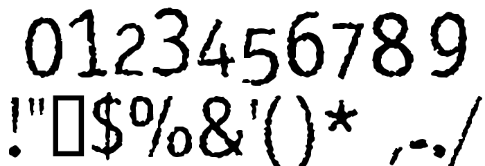 Rosango Normal Font OTHER CHARS
