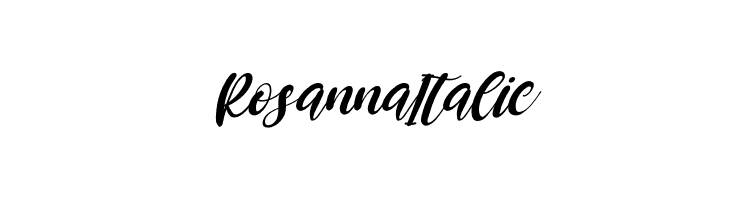 Rosanna Italic  नि: शुल्क फ़ॉन्ट्स डाउनलोड