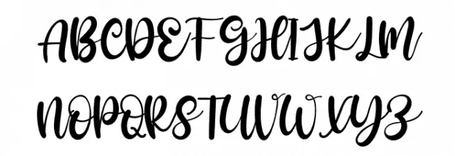 Rosanna Schriftart Groß