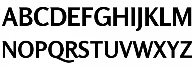 Rosario Bold 字体 大写