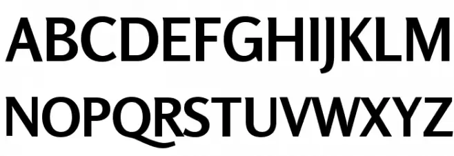 Rosario Bold 字体 大写
