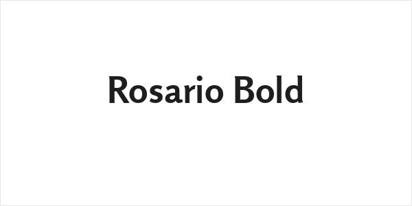 Rosario Bold Logo