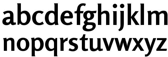 Rosario Bold Font LOWERCASE