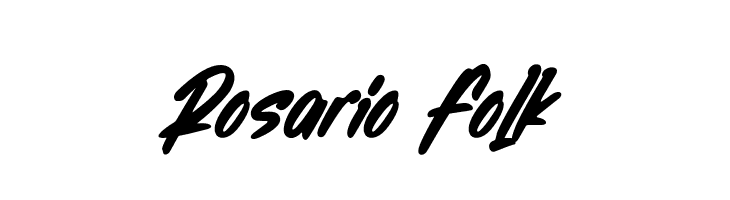 Rosario Folk  フリーフォントのダウンロード