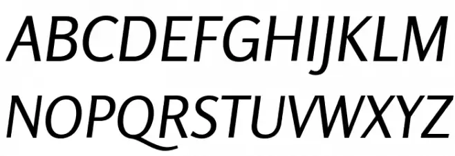 Rosario Italic 字体 大写