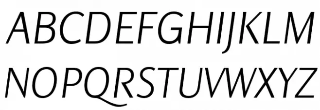 Rosario Light Italic Font Litere mari