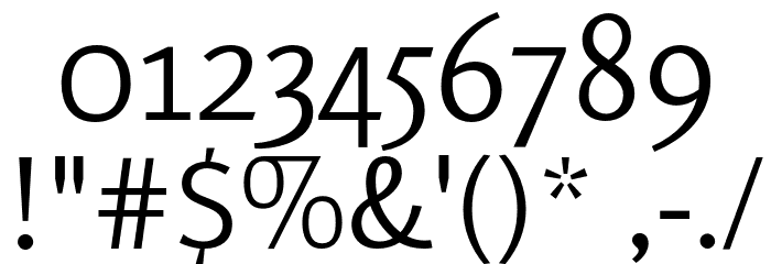 Rosario Light Font OTHER CHARS