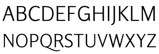 Rosario Light Schriftart Groß