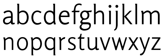 Rosario Light Font LOWERCASE