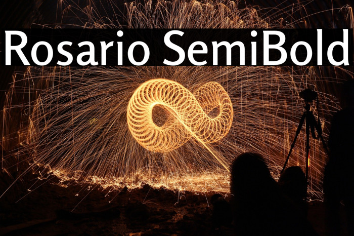Rosario SemiBold Example 1