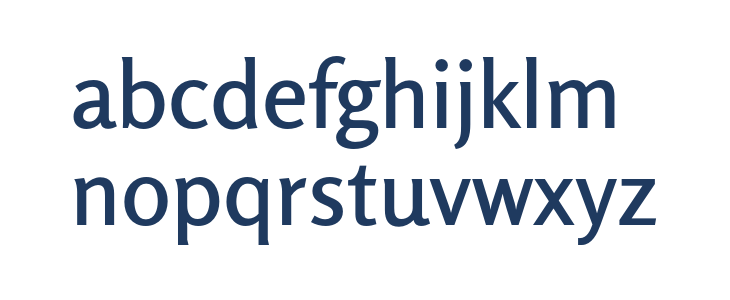 Rosario SemiBold Lowercase