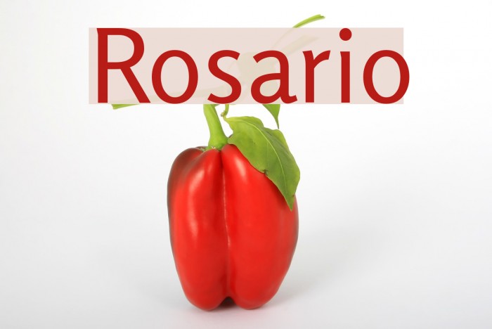 Rosario Font examples