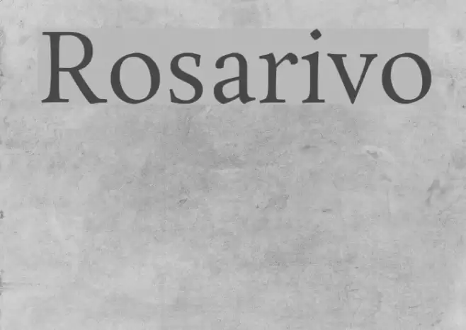 Rosarivo  examples