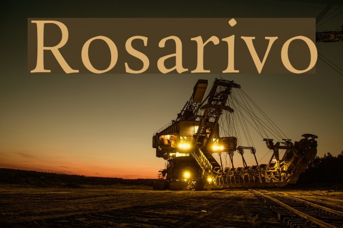Rosarivo Fonte examples