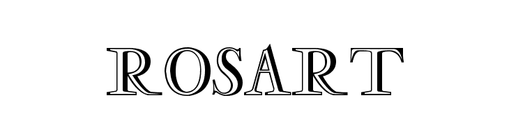 Rosart  नि: शुल्क फ़ॉन्ट्स डाउनलोड