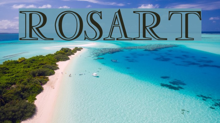 Rosart フォント examples