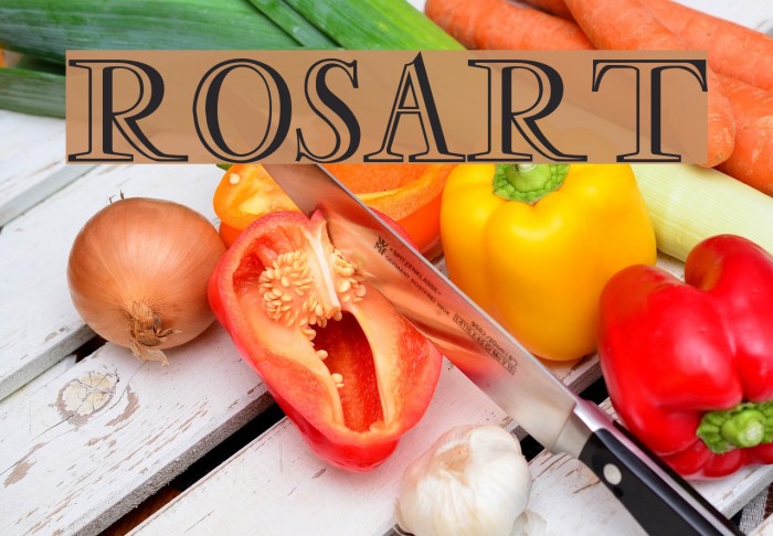 Rosart フォント examples