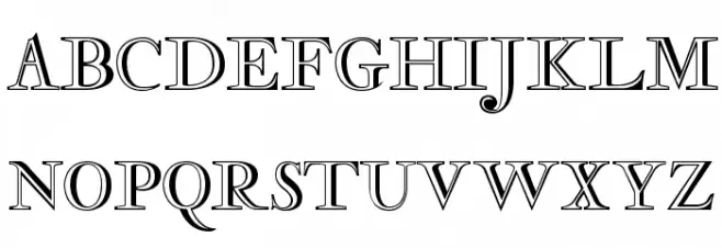 Rosart Font LOWERCASE