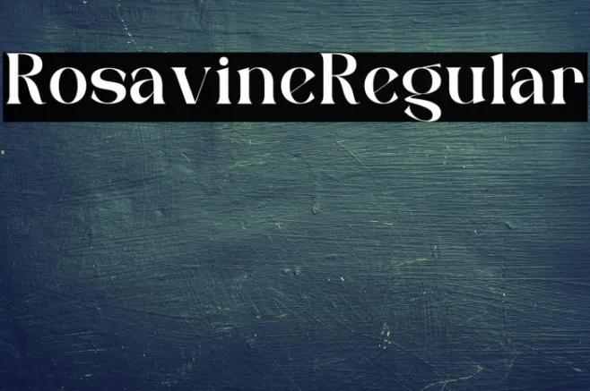 Rosavine Regular Example 3