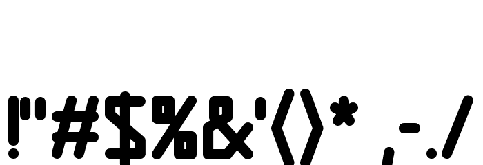 Rosbed Font OTHER CHARS
