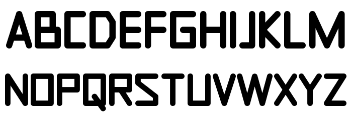 Rosbed Font LOWERCASE