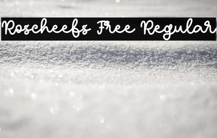 Roscheefs Free Regular Example 1