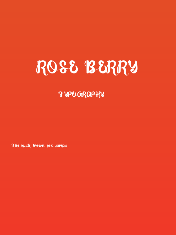 Rose Berry Poster