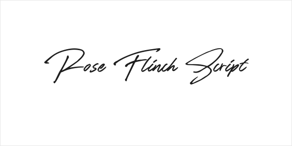 Rose Flinch Script Logo