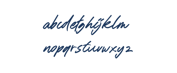 Rose Flinch Script Lowercase