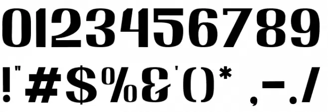 Rose Flinch Font OTHER CHARS