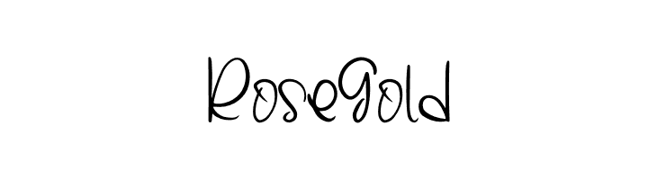 Rose Gold  Fuentes Gratis Descargar